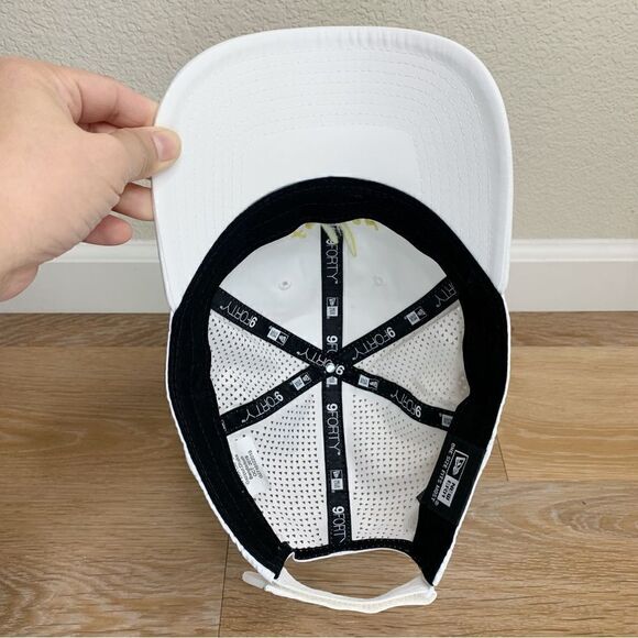 New Era 9Forty Unisex White Fellow Embroidered Adjustable Hat - Picture 7 of 13